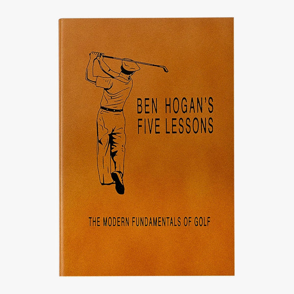 Ben Hogan's 5 Golf Lessons Leather Bound Version by graphic image on a white background