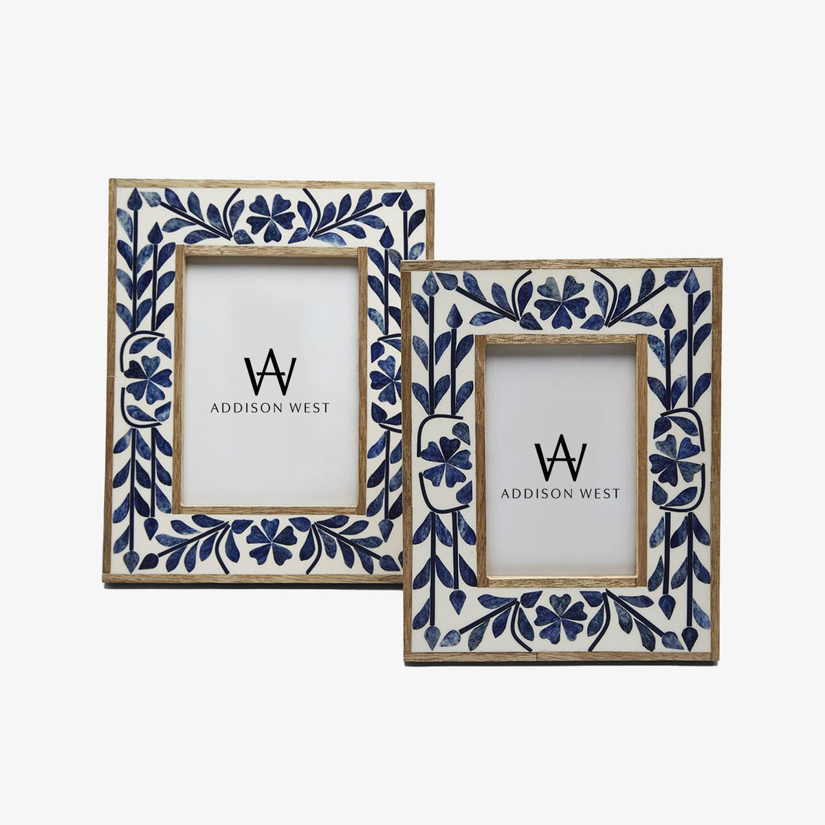 Blue Belle Inlay Picture Frame Addison West