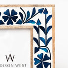 Blue Belle Inlay Picture Frame - Addison West 
