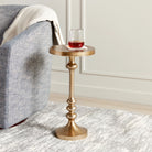 Bradley Brass Small Side Table - Addison West 