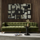 Four Hands Dylan Sofa in Sapphire Olive on a living room at Addison West