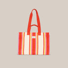 Cabas N°46 in Bari Spritz on a beige background at Addison West
