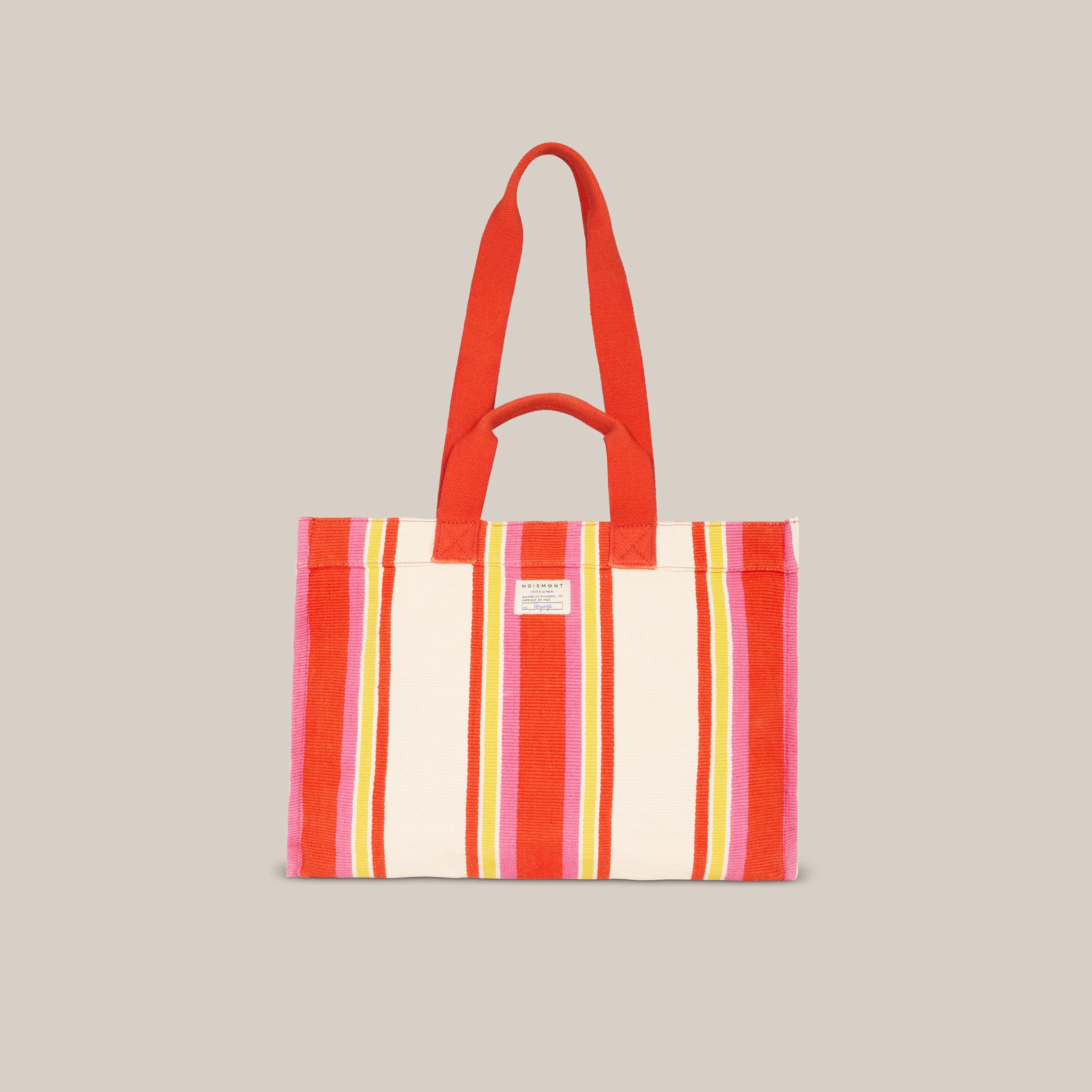 Cabas N°46 in Bari Spritz on a beige background at Addison West