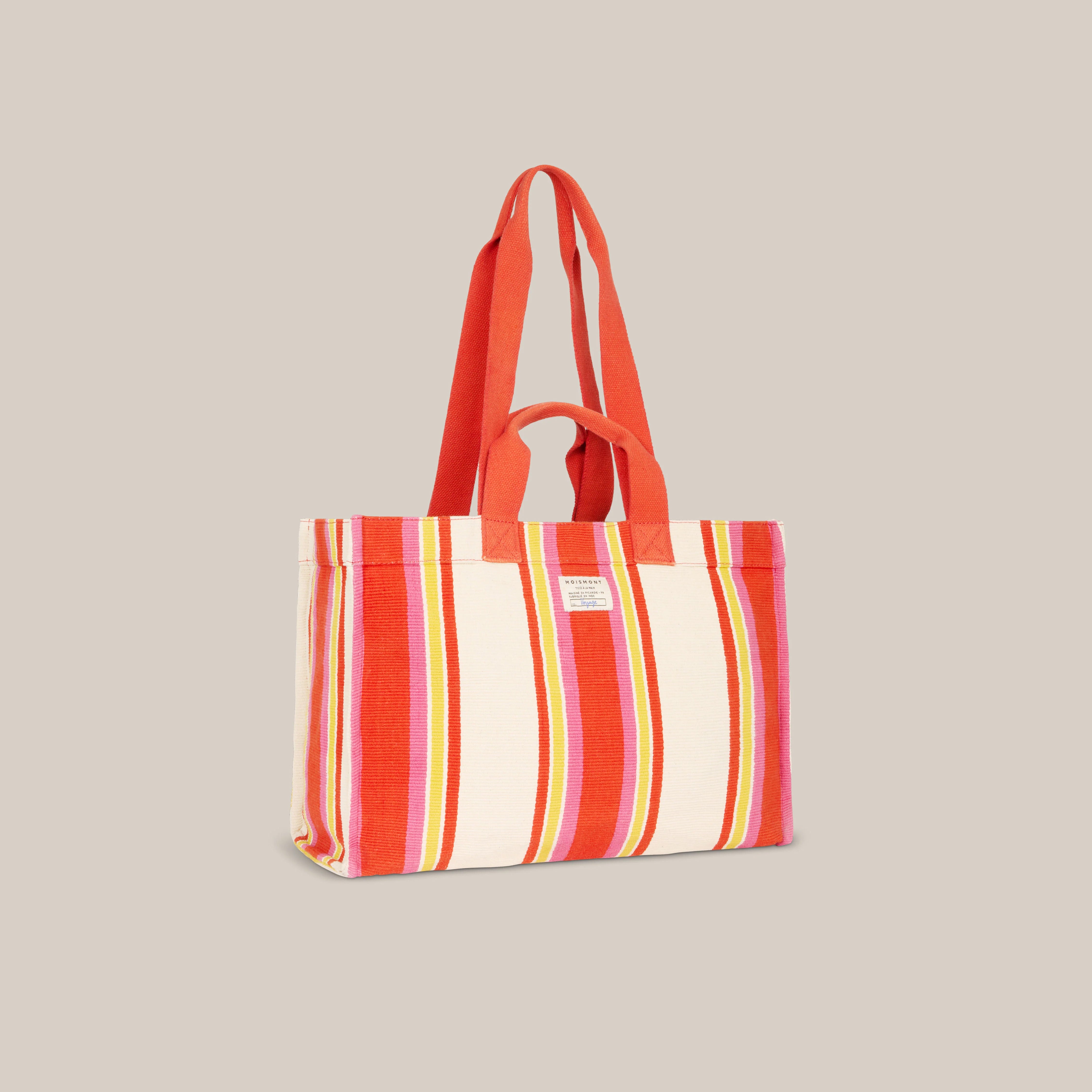 Cabas N°46 in Bari Spritz on a beige background at Addison West