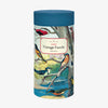  Cavallini Paper Blue Birds Puzzle Tube on a white background