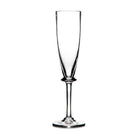 Simon Pearce Cavendish Champagne Flute on a white background at Addison West