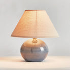 Charlie Mini Lamp in Blue on a white background at Addison West