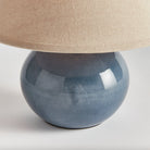 Charlie Mini Lamp in Blue on a white background at Addison West