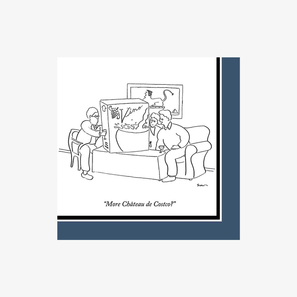 Chateau de Costco Cocktail Napkin Addison West