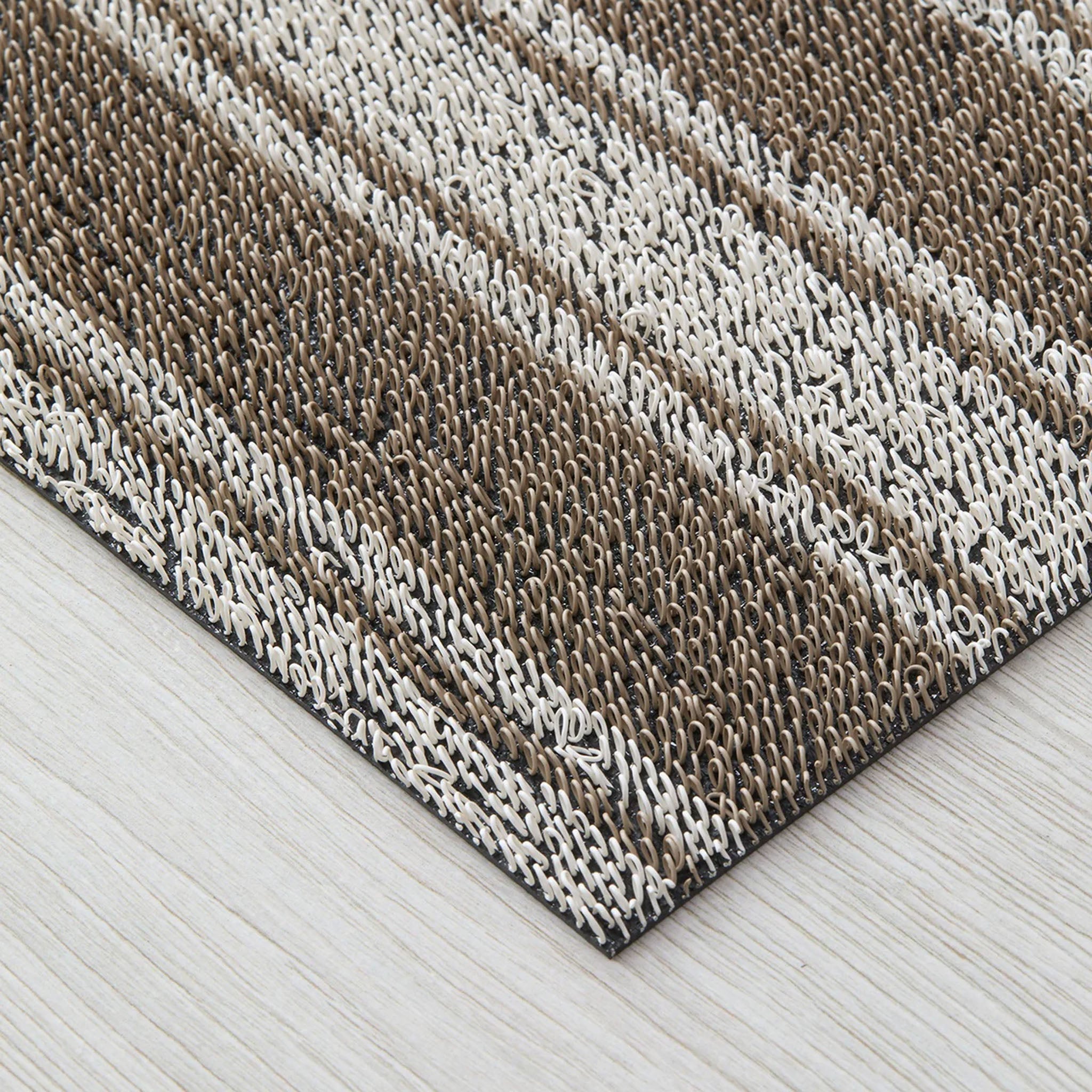 Chilewich Boardwalk Stripe Shag Mat in Walnut – Addison West