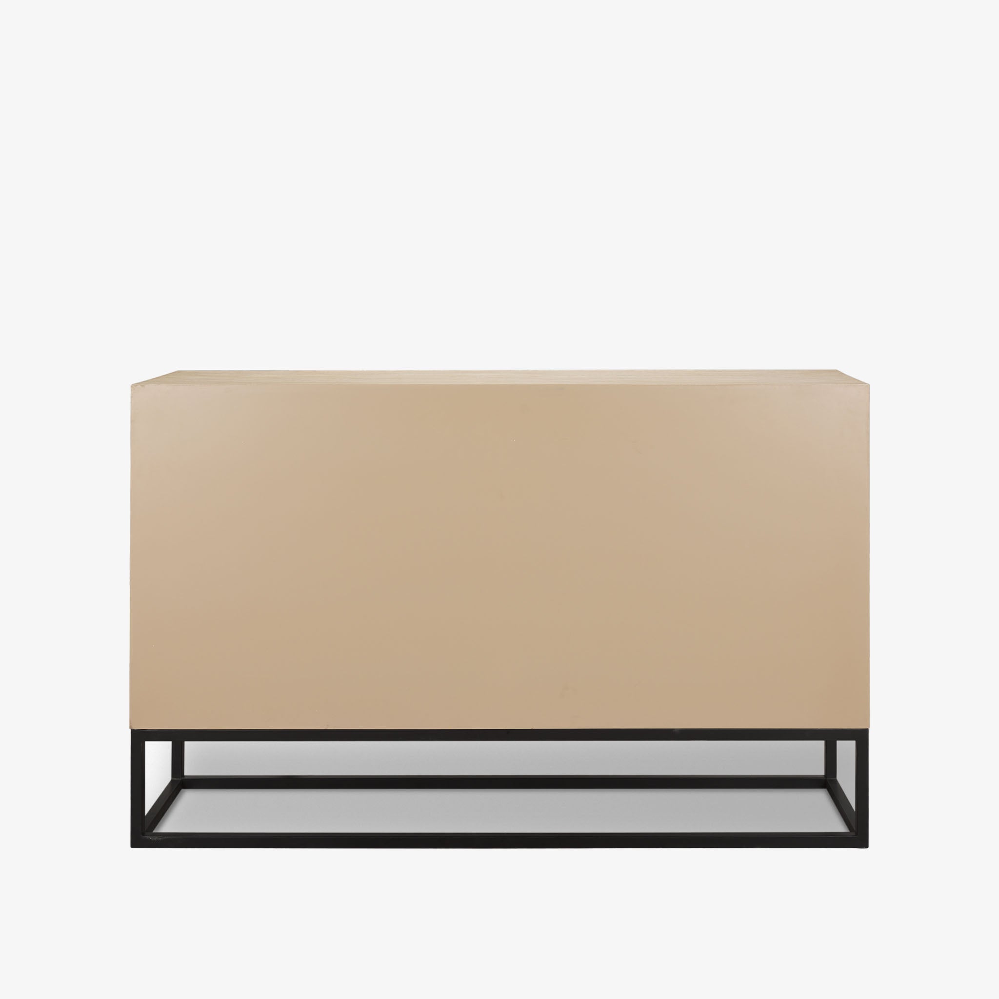 Carina Whitewashed and Metal Frame Sideboard - Addison West 