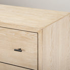 Carina Whitewashed and Metal Frame Sideboard - Addison West 