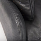 Colter Armchair in Black Leather - Addison West 