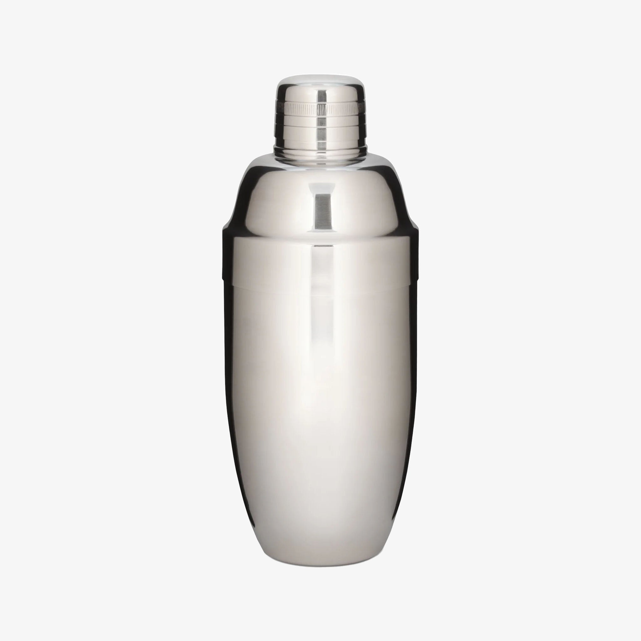 Cocktail Kingdom Stainless Usagi Cobbler Shaker in Mirror Finish on a white background