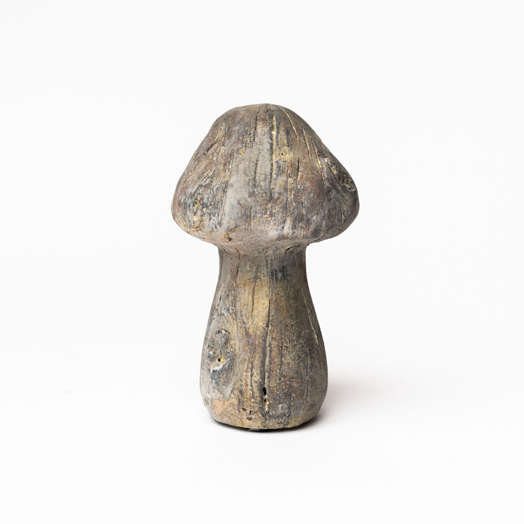 Cast Concrete Mushroom on a white background