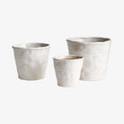 Small Conservatory Organic Tapered Pot on a white background at Addison West