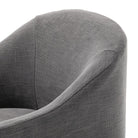 Close up of Cove Dining Chair With Casters on a white background