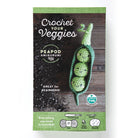 Crochet Your Veggies Peapod Amigurumi Kit on a white background at Addison West