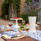 Granada Cornflower Napkins, Set of 6 on a table at Addison West