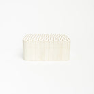 Studded Bone & Brass Box, Set of 2 on a white background at Addison West