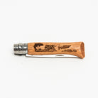 Opinel No. 08 Trout Stainless Steel Folding Knives on a white background at Addison West