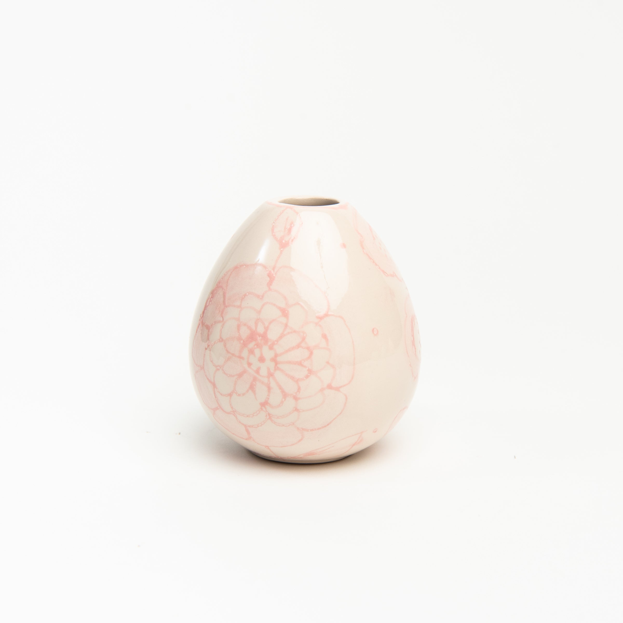 Stephanie Verdun Egg Vase on a white background at Addison West