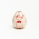Stephanie Verdun Egg Vase on a white background at Addison West