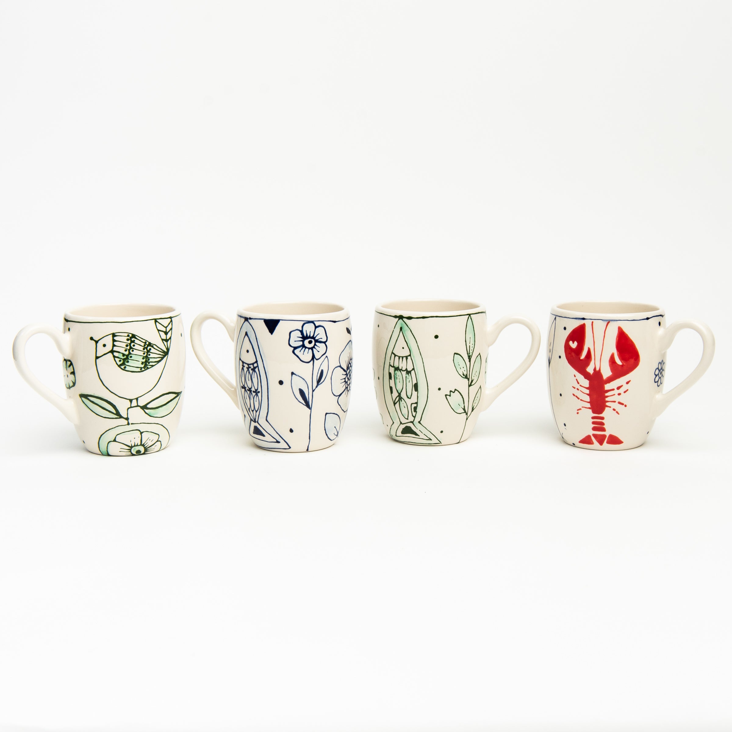 Stephanie Verdun Barrel Mug on a white background at Addison West