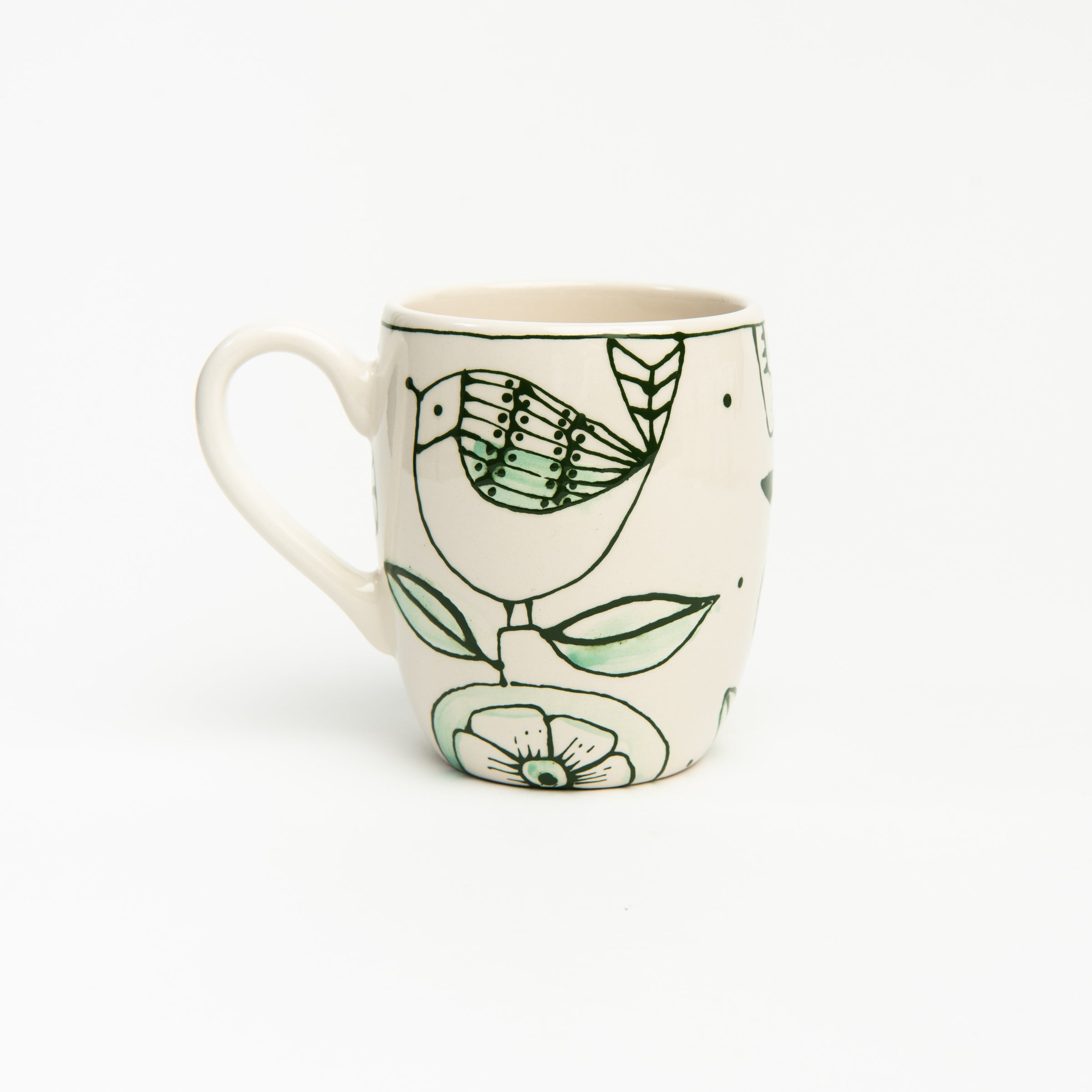 Stephanie Verdun Barrel Mug on a white background at Addison West