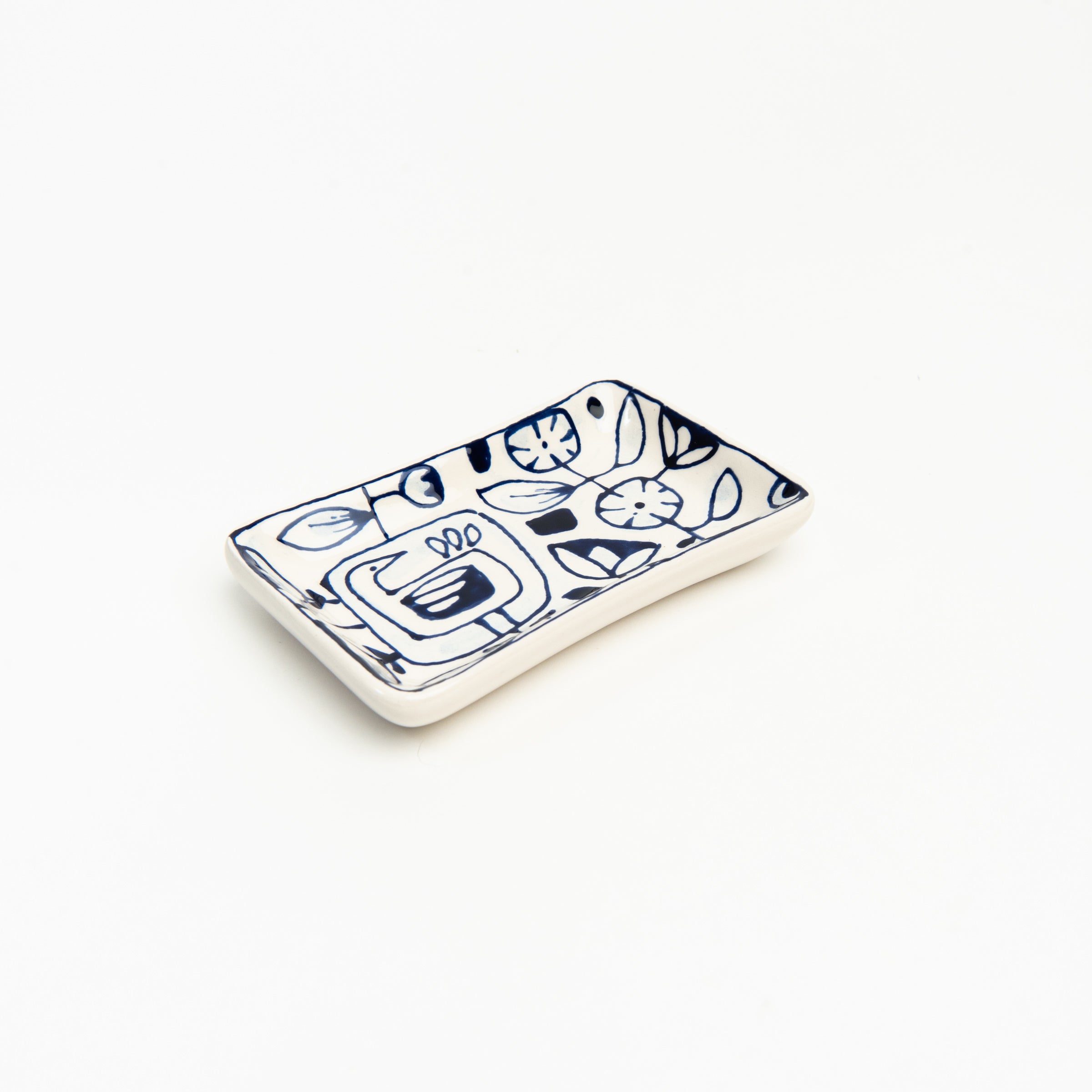 Stephanie Verdun Soap Dish on a white background at Addison West