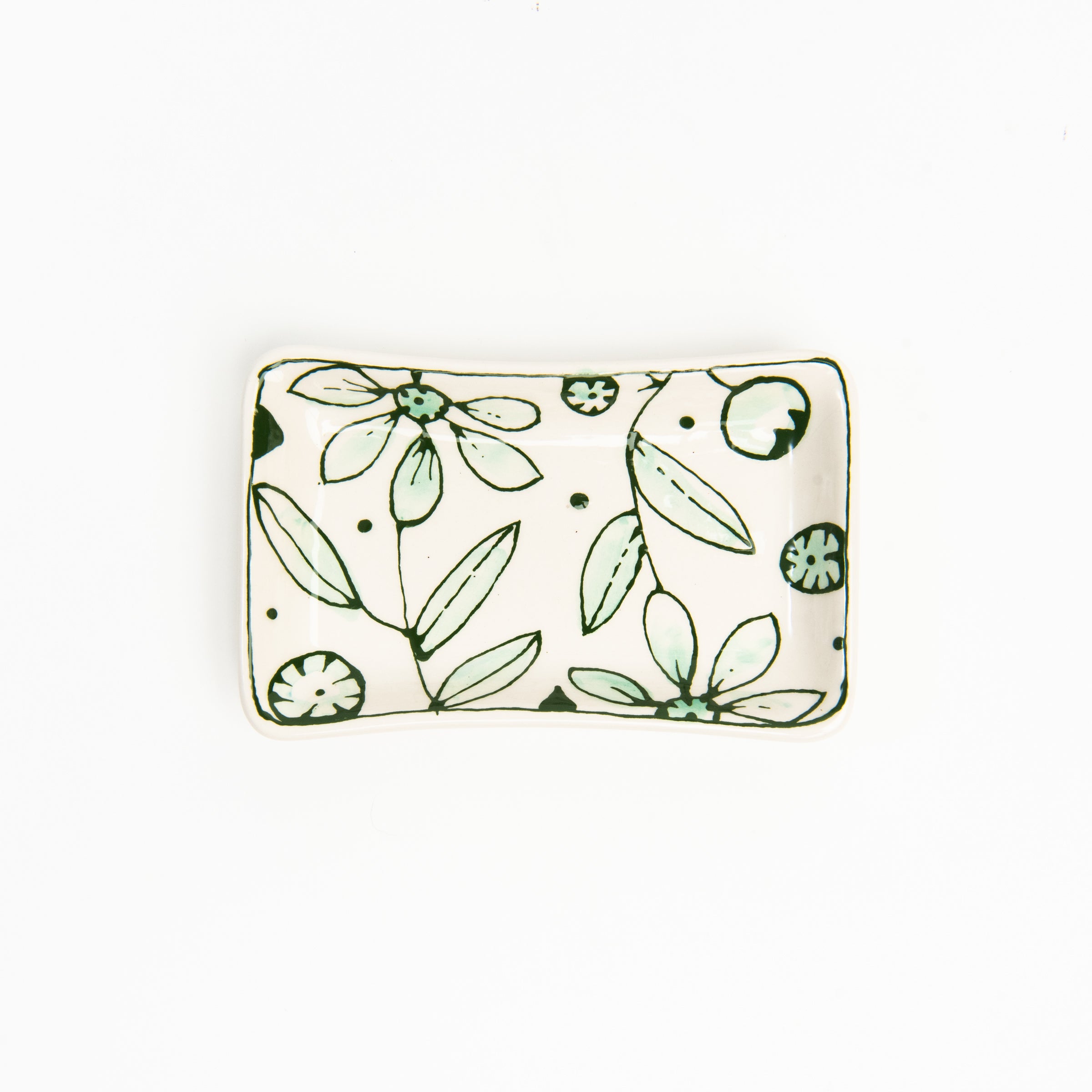Stephanie Verdun Soap Dish on a white background at Addison West