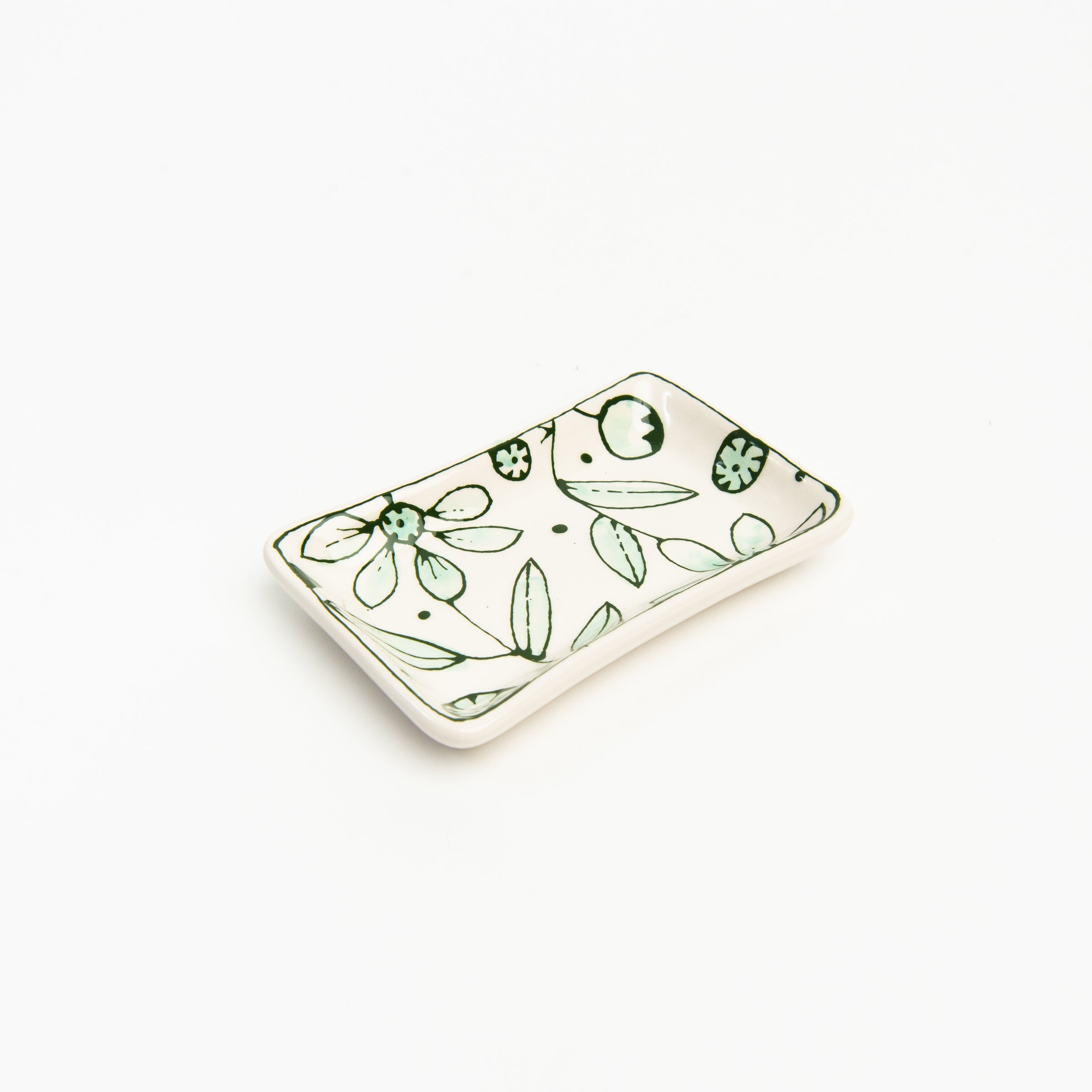 Stephanie Verdun Soap Dish on a white background at Addison West
