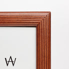5" x 7" Alpenloge Leather Picture Frame on white background at Addison West