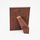4" x 6" Alpenloge Leather Picture Frame on a white background at Addison West