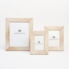 Harrington Hide Picture Frames on background at Addison West