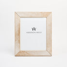 8" x 10" Harrington Hide Picture Frame on a white background at Addison West