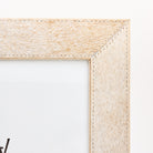 8" x 10" Harrington Hide Picture Frame on a white background at Addison West