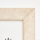4" x 6" Harrington Hide Picture Frame on background at Addison West