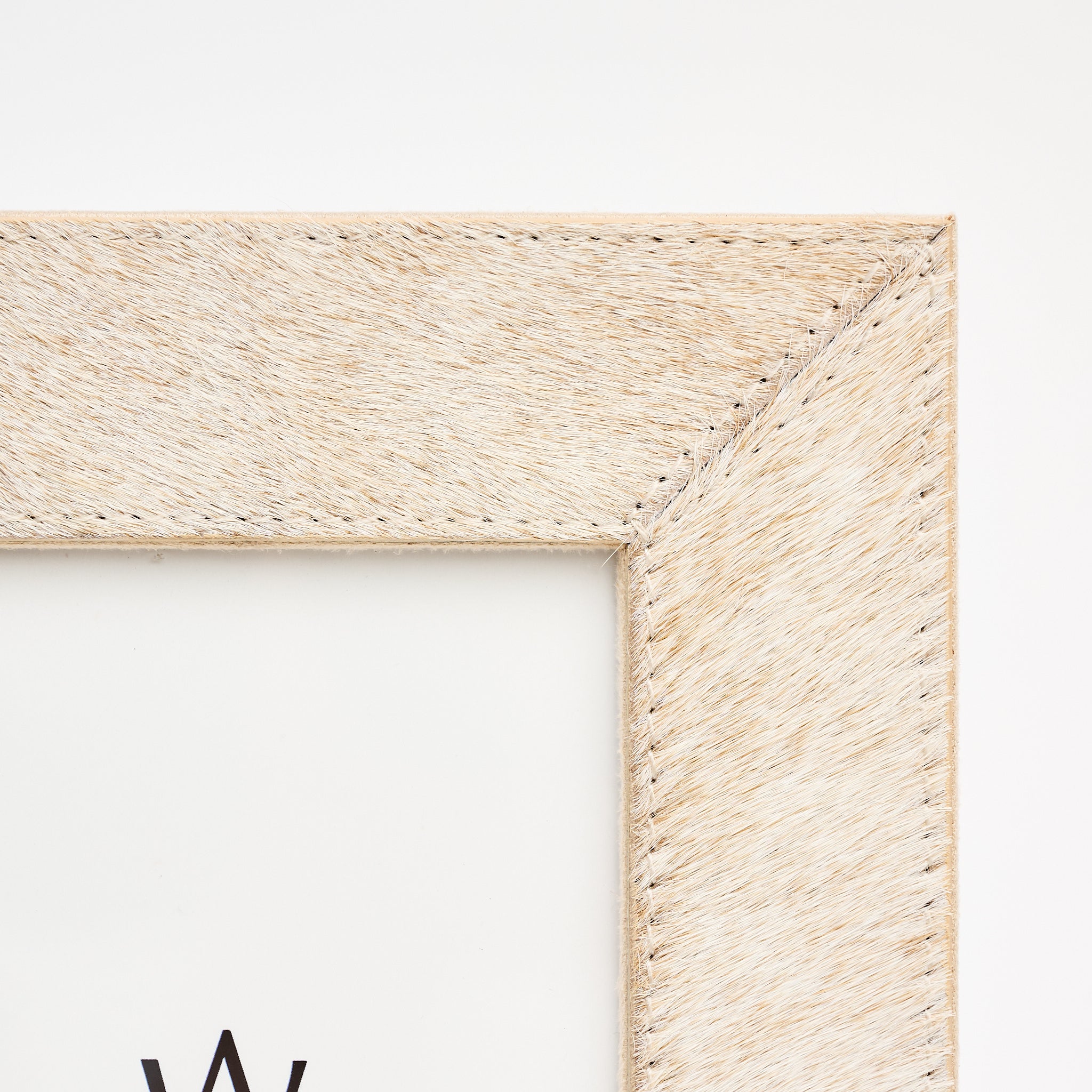 4" x 6" Harrington Hide Picture Frame on background at Addison West
