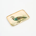 California Quail Trinket Tray 1 on a white background at Addison West