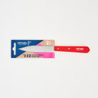 Opinel No.112 Paring Knife in Red on a white background at Addison West