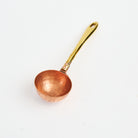 Camden Brass and Copper Scoop on a white background at Addison West