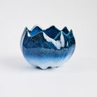 Stoneware Floral Planter on a white background at Addison West