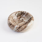 Topanga Marble Dish on a white background at Addison West