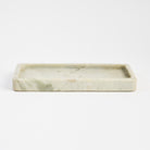 Green Melange Marble Tray on a white background at Addison West