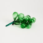 Vintage Green Glass Grapes on a white background at Addison West