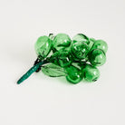 Vintage Green Glass Grapes on a white background at Addison West