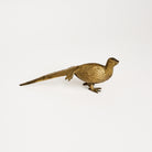 Vintage Brass Pheasant on a white background at Addison West