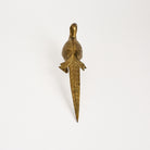Vintage Brass Pheasant on a white background at Addison West
