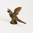 Vintage Brass Ring Necked Pheasant on a white background at Addison West